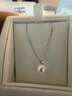 GiO珠寶 Akoya海水珍珠項鏈吊墜單顆鑲鉆18K金送老婆送女友生日禮物 曬單實(shí)拍圖