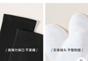 三槍【簡(jiǎn)系列】女士襪子女純棉100%純色中筒襪10A抑菌防臭橡筋女襪 曬單實(shí)拍圖