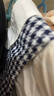 巴拉巴拉童裝兒童連衣裙套裝女童秋裝襯衣百褶裙兩件套洋氣千鳥(niǎo)格 藍白色調00381 110 曬單實(shí)拍圖