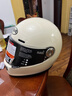 AVA王朝摩托車(chē)頭盔復古四季男女全盔國潮玻璃鋼機車(chē)碳纖維巡航冬季 人氣款-象牙白-【拍1發(fā)5】 大-L碼【適合頭圍58-59cm】 曬單實(shí)拍圖