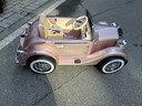 技速兒童電動(dòng)車(chē)四輪可坐大人老爺車(chē)親子汽車(chē)小孩玩具車(chē)帶搖擺周歲禮物 烤漆粉：全功能550大電機12a超威 曬單實(shí)拍圖
