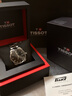 天梭（TISSOT）【官方授權店】瑞士手表 新款PR100系列防水石英腕表 黑盤(pán)鋼帶T150.410.11.051.00 曬單實(shí)拍圖