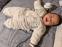 蒙黛莉嬰兒衣服秋冬裝男寶寶加厚保暖棉衣套裝兒童冬季外出服兩件套 圖片色 73 曬單實(shí)拍圖