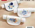 愛(ài)貝迪拉隔汗巾兒童3-6歲吸汗巾1-3歲兒童汗巾嬰兒0-1歲純棉幼兒園寶寶 【免費繡名字】6層 3條裝 安格斯特 【升級10A抗菌】 M（2-5歲，身高90-110cm左右） 曬單實(shí)拍圖