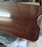 雙槍烏檀木搟面板切菜板實(shí)木家用面板揉面和面板案板大號70*45*2cm   曬單實(shí)拍圖
