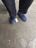 法旗豹新款中老年休閑健步鞋男輕便防滑軟底透氣媽媽爸爸運動(dòng)鞋女 藍色男款 42 曬單實(shí)拍圖