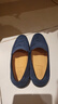 THOM WILLS反絨樂福鞋男真皮一腳蹬懶人鞋冬季通勤休閑皮鞋豆豆鞋 深藍(lán)色A1113 40 /7碼 曬單實(shí)拍圖