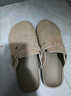 雷姆汀2025春秋季防滑拖鞋情侶款勃肯鞋女博肯鞋男包頭半拖涼拖鞋 普通超纖皮淺卡3cm 35 偏小一碼 曬單實(shí)拍圖