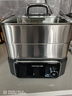 九陽(yáng)（Joyoung）電蒸鍋 18.5L大容量三層0涂層304不銹鋼可預約  家用多功能涮火鍋燉蒸煮一體電熱鍋多用途鍋GZ998 曬單實(shí)拍圖