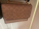 蔻馳（COACH）【品牌直供】女士小號印花風(fēng)琴包單肩斜挎包PVC配皮CW206 曬單實(shí)拍圖