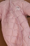 笛莎【三層夾棉】嬰兒連體衣秋冬新生兒衣服滿(mǎn)月棉服寶寶外出哈衣爬服 曬單實(shí)拍圖