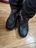 足力健艾爸爸老人鞋男冬季加絨保暖棉鞋加絨戶(hù)外雪地靴防滑鞋 黑玫 40 曬單實(shí)拍圖
