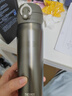 膳魔師（THERMOS）保溫杯鈦杯500ml超輕商務(wù)咖啡水杯子學(xué)生生日禮物TCTG太空灰 曬單實(shí)拍圖
