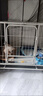 IXJSN狗狗籠子中型犬家用大型犬特價(jià)清倉中小型犬帶廁所分離寵物兔子籠 白色 XXL特大型長(cháng)125寬93高108 曬單實(shí)拍圖
