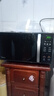 美的（Midea）家用微波爐光波烤箱微烤一體機平板加熱多功能智能殺菌飯盒蒸菜單C20 曬單實(shí)拍圖