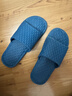 果洛菲拖鞋男居家用室內防滑洗澡浴室地板平底情侶拖鞋女 藏青色 40-41 曬單實(shí)拍圖