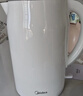美的（Midea）電熱水壺食品級316L不銹鋼雙層無(wú)縫一體內膽防燙燒水壺價(jià)保11.11 1.7L自動(dòng)智能斷電SH17M301PRO 曬單實(shí)拍圖
