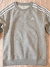 adidas休閑加絨加厚圓領(lǐng)衛衣套頭衫女裝秋冬阿迪達斯官方輕運動(dòng)   灰色/白色   S 曬單實(shí)拍圖