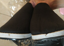 老北京布鞋男冬季保暖加絨加厚防滑耐磨休閑一腳蹬懶人開(kāi)車(chē)工作鞋 黑色布鞋加絨 加絨加厚 42 (260mm) 曬單實(shí)拍圖