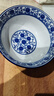 青花瓷6英寸陶瓷家用面碗蘭州牛肉拉面碗螺螄粉碗油潑面吃飯大碗 1個(gè)青花瓷6英寸面碗 曬單實(shí)拍圖