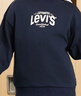Levi's李維斯兒童衛衣男童女童圓領(lǐng)長(cháng)袖2025秋裝新款童裝上衣套頭 深寶藍色 140 /68 【建議身高128-140cm】 曬單實(shí)拍圖