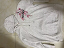 阿瑪瑟100%純棉面料美式花卉連帽衛衣男女情侶款時(shí)尚印花帽衫加絨加厚秋 連帽-花灰 薄款 M 曬單實(shí)拍圖
