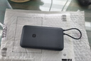 小米（MI）【3C認證】小米充電寶 自帶線(xiàn) 快充版 20000 33W 深灰色 可上飛機/火車(chē) 可充手機平板筆記本耳機 曬單實(shí)拍圖