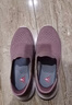 足力健老人鞋一腳蹬中老年休閑鞋玫瑰媽媽鞋25116007J 藕粉色-39 曬單實(shí)拍圖