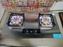華蒂干燃氣灶天然氣煤氣灶雙灶液化氣灶具家用5.2KW猛火灶不銹鋼爐具鋼化玻璃面板一級能效 【旗艦款】不銹鋼面板+定時(shí)+雙九腔猛火+純銅火蓋 天然氣 曬單實(shí)拍圖