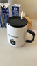 拜杰馬克杯子陶瓷杯帶蓋勺咖啡杯高顏值沖飲水杯家用喝水早餐杯牛奶杯 曬單實(shí)拍圖