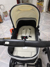 紐貝耳newber嬰兒車(chē) 嬰兒推車(chē) 嬰兒車(chē)0-3歲用折疊可坐可躺帶減震 可換向 黑白 防風(fēng)保暖罩+防蚊罩+護脊板 曬單實(shí)拍圖