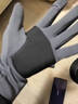 TLXT跑步手套秋冬保暖戶(hù)外滑雪運動(dòng)手套內膽女士騎行抓絨防寒露指觸屏 摩卡深灰【薄絨內襯 翻蓋觸屏】 曬單實(shí)拍圖