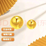縱橫金業(yè)足金999  黃金轉運珠 金珠子   單顆 散珠 手串diy 1克（單顆） 曬單實(shí)拍圖