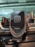 品勝車(chē)載手機支架掛鉤式車(chē)內導航手機座通用不擋視線(xiàn)可旋轉  魔幻黑 曬單實(shí)拍圖