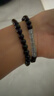 吉照堂黑曜石海藍寶手串雙圈五路財神手鏈送男女友生日禮物轉運珠護身 【五路財神】黑曜石海藍寶手串 【珠徑6mm】黑曜石手串 曬單實(shí)拍圖