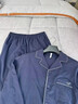 海瀾之家（HLA）男士睡衣家居服男100%純棉全棉抗菌防螨抗靜電四季款套裝 100%純棉抗菌防螨-深灰 L /170(體重110-130斤) 曬單實(shí)拍圖