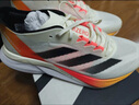 adidas ADIZERO BOSTON 12超輕緩震回彈馬拉松玻纖柱跑鞋阿迪達斯 象牙白/黑色/橙紅   43 曬單實(shí)拍圖
