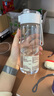 無(wú)印良品（MUJI）共聚酯 便攜水杯高顏值透明水杯運動(dòng)水杯 透明 550ml 曬單實(shí)拍圖