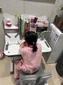 oeny兒童書(shū)桌椅子6-18歲可升降書(shū)架組合一體桌椅套裝兒童學(xué)習桌小學(xué)生 尊享款卡通藍｜六大分區收納書(shū)4 曬單實(shí)拍圖