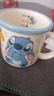 迪士尼防摔牛奶杯迪士尼高顏值水杯正版咖啡杯茶杯2025新款家用 史迪仔茗月杯 曬單實(shí)拍圖