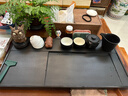 冬帝天然烏金石茶盤(pán)家用簡(jiǎn)約石頭茶臺大小號泡茶托盤(pán)茶具創(chuàng  )意 50*25*3CM 曬單實(shí)拍圖