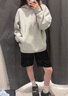 優(yōu)衣庫合作款男女裝寬松連帽衛衣長(cháng)袖運動(dòng)479853 479945 479853/03灰色 M 曬單實(shí)拍圖
