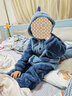 戴維貝拉童裝兒童家居服男童女童睡衣加厚冬款保暖卡通寶寶套裝絨 曬單實(shí)拍圖