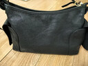裘真植鞣羊皮逍遙hobo包單肩斜挎包休閑復古大容量通勤包女 黑色-小號羊皮預售10天 曬單實(shí)拍圖