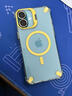 卡西奇四角防摔氣囊適用蘋(píng)果17promax手機殼新款iphone15鏡頭支架自帶鏡頭膜14plus磁吸外殼13透明保護套 【熒光黃】隱形鏡頭支架*磁吸*自帶鏡頭膜 iPhone 16 Pro Max 曬單實(shí)拍圖