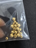 金小貅黃金轉運珠足金999小金珠重版加厚散珠光面金珠黃金古法珠手串DIY 0.8g,4mm古法珠重版4顆 曬單實(shí)拍圖