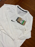 耐克男子緊身訓練上衣冬季舉重長(cháng)袖速干針織運動(dòng)NIKE PRO FB7920 100白/黑 XL 曬單實(shí)拍圖