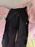 啄木鳥(niǎo)休閑褲男秋冬新款寬松束腳褲男士潮流顯瘦百搭加絨加厚長(cháng)褲子男裝 灰色+黑色【常規/兩件裝】 L 【建議105-110斤】 曬單實(shí)拍圖