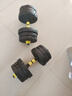 華亞（HUAYA） 啞鈴男士杠鈴套裝可調節環(huán)保包膠手鈴亞玲家用運動(dòng)鍛煉健身器材 一副兩只總重20kg兩用款【熱銷(xiāo)大眾選擇】 曬單實(shí)拍圖