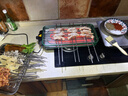 奧克斯（AUX）電燒烤爐 電烤盤(pán)家用無(wú)煙電烤架燒烤架烤肉機電烤爐烤肉鍋烤串機 LA-KP03-A 曬單實(shí)拍圖